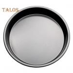 Pitsapanni vastupidav, kergesti lahtiv&otilde;etav &uuml;htlaselt kuumenemine Uuenduslik lokkiva servaga disainiga koogivorm majapidamises 5inch must