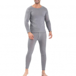 Talvine termopesukomplekt Thickened Stay Warm Slim Fit Mugav vastupidavast kangast p&uuml;kskost&uuml;&uuml;m 2XL must