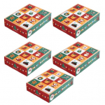 5 tk j&otilde;ulut&uuml;hi kinkekarp 12 v&otilde;rega naljakas n&auml;puga torkimine, isetegemine lastele, advendikalender &uuml;llatus pimekarp Uusaasta festivali kingitus