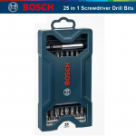 Boschi 25 tk elektrilise kruvikeeraja otsiku komplekt X-kujuliste elektriliste puuriterade komplekt Boschi elektrit&ouml;&ouml;riistale
