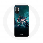 &Uuml;mbris Xiaomi Redmi Note 10T 5G Demon Slayer Manga Tanjiro ja Nezuko jaoks