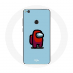 &Uuml;mbris Huawei P8 Lite 2017 Meie seas videom&auml;ngule Sinine taust