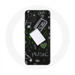 Coque pour Samsung Galaxy A03 Music cl&eacute; de sol