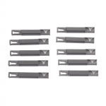 ECF5074 10 t&uuml;kki esiklaasi klaasist k&uuml;lgvormimise kinnituse samba kinnitusklambrid Citroen C3 C4 C5 DS4 DS5 Peugeot 308 3008 408 jaoks