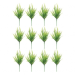 12 tk kunstlik s&otilde;najala oks UV-kindel realistlik korduvkasutatav plastik kunstrohelised taimed kodu siseruumides &otilde;ues aia haljastuskaunistused