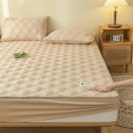 Reljeefne Desgin puhas puuvillane madratsikate 2xPillowcase 48x74cm