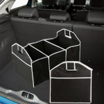 Pagasiruumi korraldaja auto pagasiruumi hoiukott k&auml;ekotiga, millel on kulumiskindel ja vastupidav kokkupandav