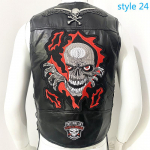 Vest Street Punk Vest Jope Varrukateta Harley Mootorrattam&auml;rgi Tikitud Vest S