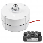 400 W kolmefaasiline haruldaste muldmetallide NdFeB p&uuml;simagneti generaator 750 p/min 12 V kiire With Controller valge