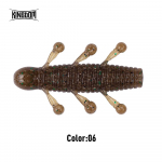 Kingdom kalap&uuml;&uuml;gi landid 45mm 55mm 3,2g 6g pehme s&ouml;&ouml;t uppuv PVC pehme landi kalastustarbed 8tk Swimbaits tehiss&ouml;&ouml;dad voblerid pehme uss 45mm-3.2g-8pcs/bag