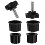 1 komplekti vihmavarju aluse aluse asendusosad K&otilde;rge stabiilsusega roostekindel lai &uuml;hilduv vihmavarju augu r&otilde;ngas pistiku katte tarvikud must