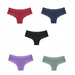 Allofme 5 tk/komplekt pitsist stringid naistele Seksikad madala k&otilde;rgusega G-String hingav pesu Seksikad stringid naiste alusp&uuml;kstele T-selja &otilde;&otilde;nsad lillelised alusp&uuml;ksid S