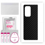 apgo Protective Skin Sticker for the back compatible with Honor Magic V2, Wrap Film, Foil, Vinyl - Pattern Carbon Black