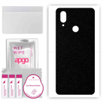 apgo Protective Skin Sticker for the back compatible with Cubot X19s, Wrap Film, Foil, Vinyl - Pattern Matte Black