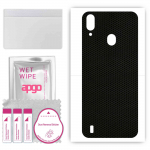 apgo Protective Skin Sticker for the back compatible with Blackview A60 Plus, Wrap Film, Foil, Vinyl - Pattern Matrix