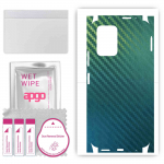 apgo Protective Skin Sticker for the back+sides compatible with Xiaomi POCO X3 GT, Full Wrap Film, Foil, Vinyl - Pattern Carbon Chameleon CAKA1