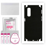 apgo Protective Skin Sticker for the back+sides compatible with Realme Narzo 30, Full Wrap Film, Foil, Vinyl - Pattern Matrix