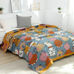 Uus P&otilde;hjamaade vaba aja tekk ja katted suvine pehme konditsioneeriga tekk puuvillane marli diivanir&auml;tik Boho voodikate King-suurus 150x200cm