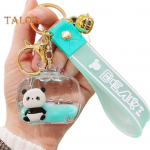 L&auml;bipaistvast akr&uuml;&uuml;list kiirliivast Panda v&otilde;tmehoidja kellukella sisekujundus maja v&otilde;tmehoidja kaelarihmaga nuku k&auml;ekoti kaunistusega valge