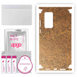 apgo Protective Skin Sticker for the back+sides compatible with Huawei P40, Full Wrap Film, Foil, Vinyl - Pattern Rusty Copper