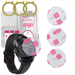 3x apgo Ultra-Clear Hybrid kaitseklaas, mis &uuml;hildub Mobvoi TicWatch Pro 3 GPS-iga, paindlik nanoklaas, suurep&auml;rane asendus karastatud klaasile, scra