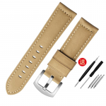 &Uuml;lemise kihiga veisenahast kellarihm K&auml;sitsi valmistatud vintage ehtsast hullust hobuse nahast kellarihm 19mm 21 22mm 24mm 23mm kellarihm 21mm