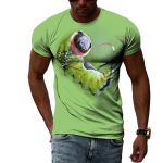 V&auml;rvilised putukate seeria 3D tr&uuml;kitud T-s&auml;rgid Meeste vabaaja l&uuml;hikeste varrukatega T-s&auml;rk S