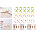 Kudumisheegeldatud marker lukustusmarkerid k&auml;sitsi valmistatud meisterdatud siledad korduvkasutatavad n&otilde;elaklambrid jaoks Package B