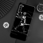 Rock Roll Skull &uuml;mbris Xiaomi Redmi Note 11 Pro 8 9 10 Pro 9S 10S jaoks, kate Redmi 10 9 9A 9C 9T Coque jaoks Redmi 9