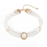 Naiste Choker Vintage elegantne l&auml;ikiv kivist inkrusteeritud reguleeritav kleit Kingitus naistele kunstp&auml;rl