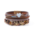 Boheemlaslik Vaikkivi Nahast K&auml;ev&otilde;ru Naistele T&uuml;drukutele Mitmekihiline M&auml;hitav K&auml;e Ehted Kingitused