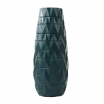 Plastikust lillevaas siseruumides, &otilde;ues, kaasaegne p&auml;ris kuivatatud lillehoidja lilleseade konteiner elutuba magamistoa laua keskosa kaunistus