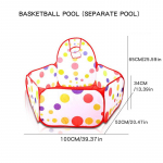 0,9 M, 1 M, 1,2 M, 1,5 M, Kokkupandav Baby Ocean Ball Pool, Laste Telgi M&auml;ngubassein, Beebide ja Laste Kannibassein