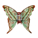 Armas ja v&auml;rviline liblikas juukseklamber elegantne naiste barrette vedruklamber peakatted suvine temperament juukseklamber kollane