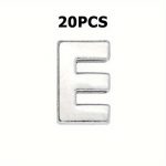 20 tk 1,4 cm lihtsulamist inglise kirjaga aksessuaarid, DIY k&auml;epael/v&otilde;tmer&otilde;ngas/lemmikloomakrae ehtetarvikud 20pcs