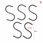 5 tk Mustad S-kujulised konksud K&ouml;&ouml;k Vannituba Rippuvad k&ouml;&ouml;gin&otilde;ud Kotir&auml;tikute hoidik S