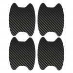 4 tk &uuml;hev&auml;rviline universaalne s&uuml;sinikkiust auto ukse k&auml;epideme kaitse kleebis kriimustuskindel 4pcs punane