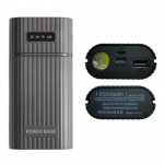 Power Bank Case Universaalne Mugav keevitusvaba Tulekindel p&otilde;rutuskindel kiirlaadimine LED-iga A