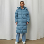 S&uuml;gis Talv Paks Soe Suleparka Naiste Vabaaja &Uuml;hev&auml;rviline Taskuga Lahtine Pikk Kapuutsiga Mantel Joped Pealisr&otilde;ivad L sinine