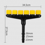 1 tk P&otilde;llumajanduse pihusti d&uuml;&uuml;sid Koduaed muru veevihmutid talu k&ouml;&ouml;giviljade kastmispihusti reguleeritav d&uuml;&uuml;si t&ouml;&ouml;riist