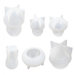 6 tk seente kaunistustega k&auml;sit&ouml;&ouml; silikoonvormid epoksiidist ehtevormid, vaiguvalu ripatsivorm, mis sobib isetegemiseks