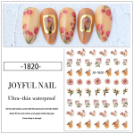 K&uuml;&uuml;nte t&auml;iustamise kleebis Puuderp&otilde;sepuna Love Red Halo Dye Gradual Natural Lilled and Plans Back Glue K&uuml;&uuml;nekleebis STZ-YB001 (die)