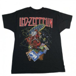 Led Zeppelin The Hermit ZoSo Wizard 1988 Vintage Unisex T-s&auml;rk L