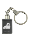 Coton de Tulear, Cotie - Crystal key ring with dog photo, illuminated key ring, unique gift by Art-Dog brand