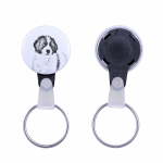 Tornjak, Bosnian And Herzegovinian - Croatian Shepherd Dog - keychain with a dog portrait, pendant with the brand's own Art-Dog graphics