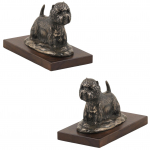 West Highland White Terrier, Westie, Westy - dog statue, figurine for office, trophy for dog show by Art-Dog brand pruun