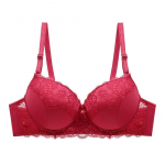 Uus 2021. aasta suures suuruses Push Up rinnahoidja pits Seksikas soliidne pesu CD Big Cup naiste aluspesu Must punane beež 85D must