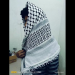Shemagh Keffiyeh Hirbawi Araabia Sall Palestiina Valge Kreem Kufiya Habibi Sall