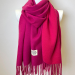 Kahepoolne kahev&auml;rviline sall Lihtne Basic imitatsioon ka&scaron;miirist tuttisall S&uuml;gistalvine Unisex k&uuml;lmakindel kaelakaitsesall roosa punane v&auml;rv