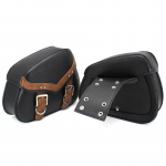 Mootorratta ja elektris&otilde;idukite tarvikud sadulakott + kruiisiprints Young Lion Jinjila k&uuml;ljekoti k&uuml;ljekarbi t&ouml;&ouml;riistakomplekt 32.5cm x10cm x25cm pruun